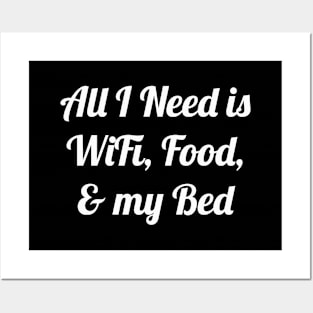 WiFi Food Bed Posters and Art